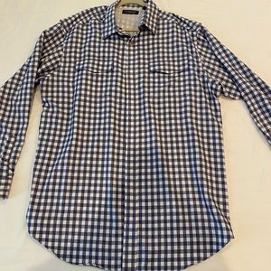 Roundtree & Yorke Men's Big Tall Vented Fishing Wicking UPF 50 Long Sleeve Shirt